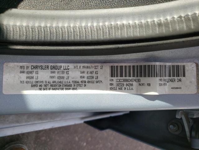Photo 10 from auction – 2013 CHRYSLER 200 TOURIN with VIN 1C3CCBBB6DN574193
