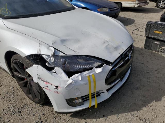 Photo 9 from auction – 2014 TESLA MODEL S with VIN 5YJSA1H14EFP45853