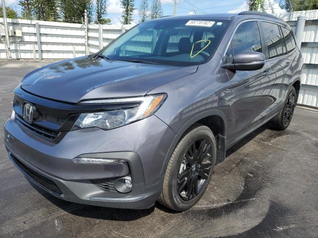 Photo 2 from auction – 2022 HONDA PILOT SE with VIN 5FNYF5H22NB029268