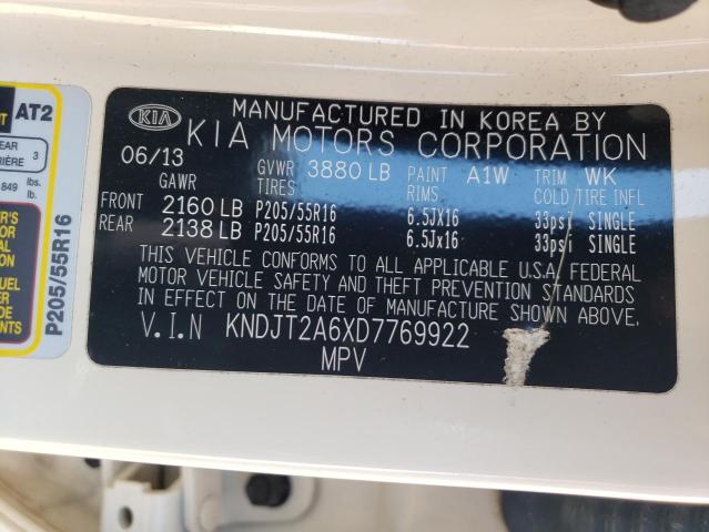 Photo 10 from auction – 2013 KIA SOUL + with VIN KNDJT2A6XD7769922
