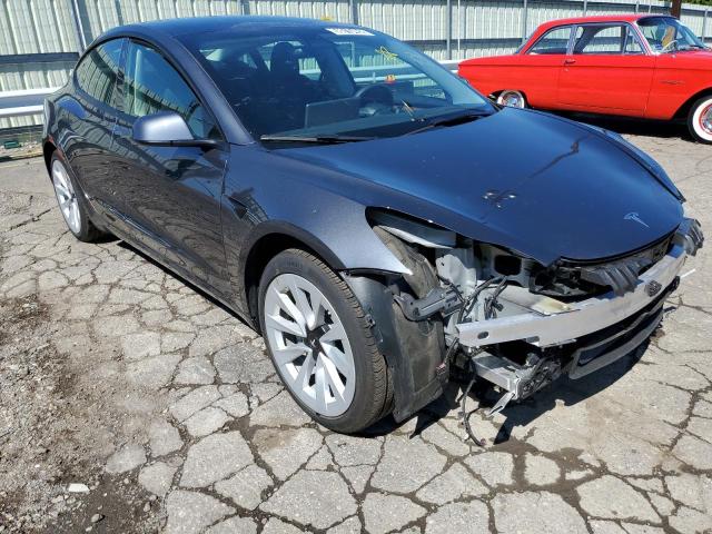 TESLA MODEL 3 2022 with VIN 5YJ3E1EA8NF187812 - Photo from auction