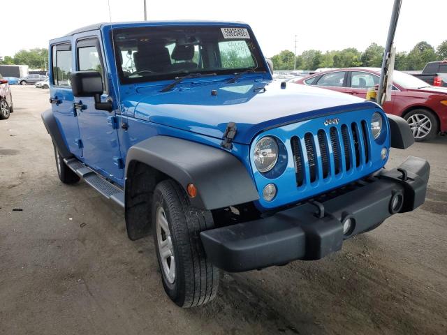 JEEP WRANGLER 2015 with VIN 1C4BJWKG3FL753256 - Photo from auction