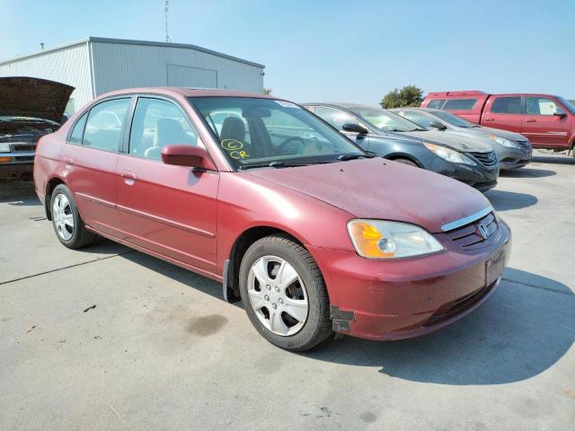 HONDA CIVIC EX 2002 with VIN 2HGES26742H536918 - Photo from auction