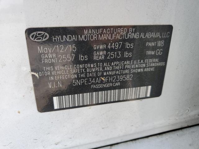 Photo 10 from auction – 2015 HYUNDAI SONATA SPO with VIN 5NPE34AF9FH239582