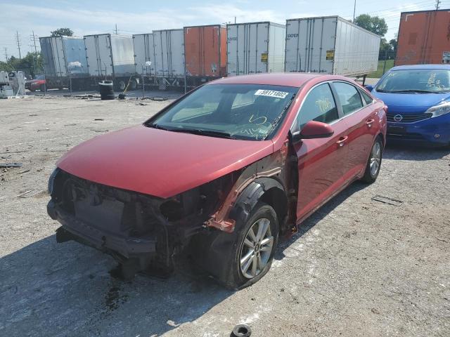 Photo 2 from auction – 2017 HYUNDAI SONATA SE with VIN 5NPE24AF6HH539456