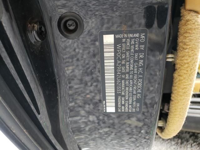 Photo 10 from auction – 2002 PORSCHE BOXSTER with VIN WP0CA29842U621333
