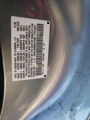 Photo 10 from auction – 2006 HONDA ODYSSEY EX with VIN 5FNRL38466B127644