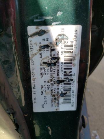 Photo 10 from auction – 2001 MAZDA MILLENIA with VIN JM1TA221211709150