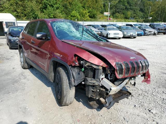 JEEP CHEROKEE S 2015 with VIN 1C4PJMAB9FW524255 - Photo from auction
