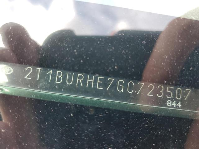 Photo 10 from auction – 2016 TOYOTA COROLLA L with VIN 2T1BURHE7GC723507
