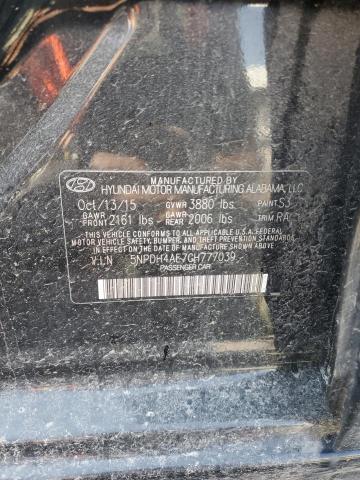 Photo 10 from auction – 2016 HYUNDAI ELANTRA SE with VIN 5NPDH4AE7GH777039