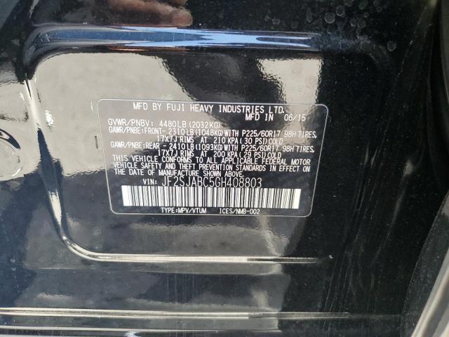 Photo 10 from auction – 2016 SUBARU FORESTER 2 with VIN JF2SJABC5GH408803