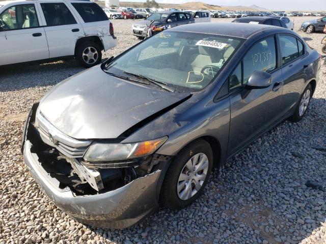 Photo 2 from auction – 2012 HONDA CIVIC LX with VIN 19XFB2F58CE084857