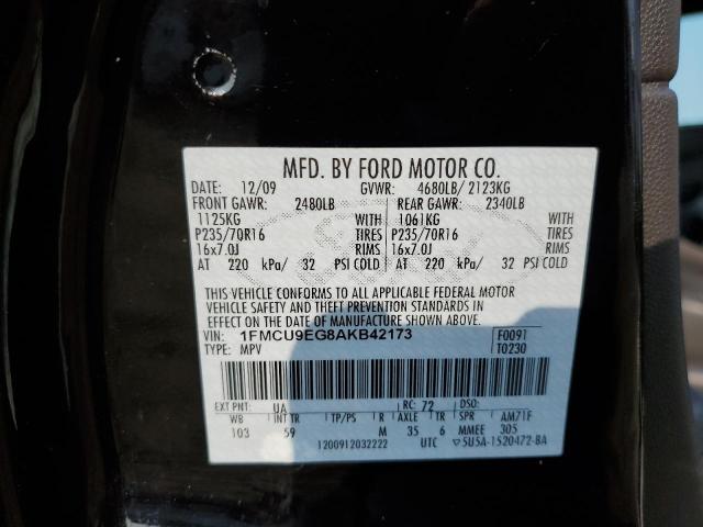 Photo 10 from auction – 2010 FORD ESCAPE LIM with VIN 1FMCU9EG8AKB42173