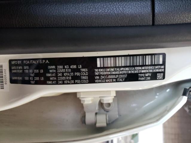 Photo 10 from auction – 2018 JEEP RENEGADE L with VIN ZACCJBBB8JPJ28337