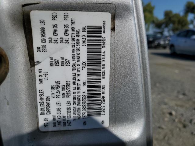 Photo 10 from auction – 2002 DODGE DAKOTA SPO with VIN 1B7FL36X62S553914