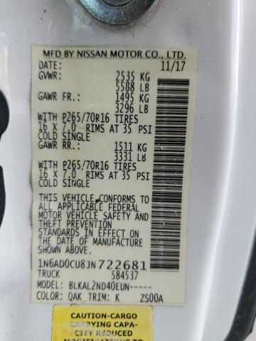 Photo 10 from auction – 2017 NISSAN FRONTIER S with VIN 1N6BD0CT0HN777972