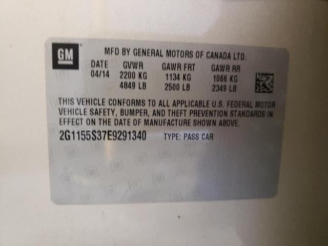 Photo 10 from auction – 2014 CHEVROLET IMPALA LTZ with VIN 2G1155S37E9291340