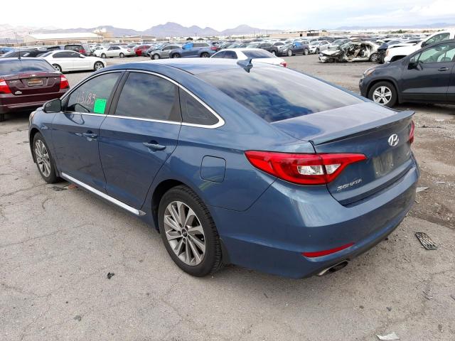 Photo 3 from auction – 2015 HYUNDAI SONATA SPO with VIN 5NPE34AF0FH218099