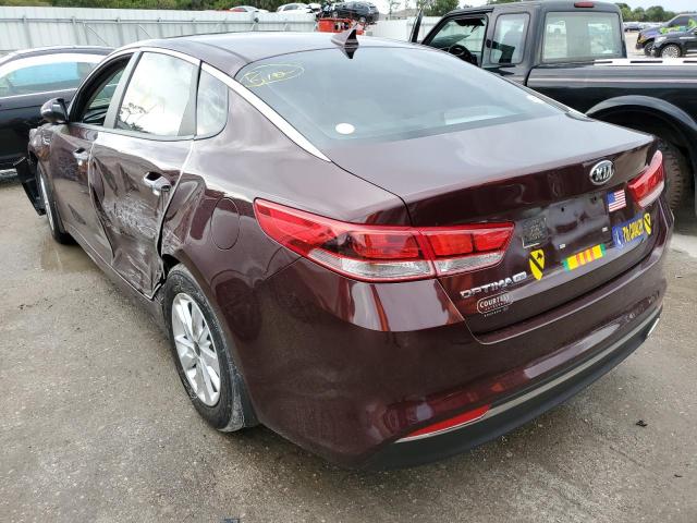 Photo 3 from auction – 2016 KIA OPTIMA LX with VIN 5XXGT4L38GG118096