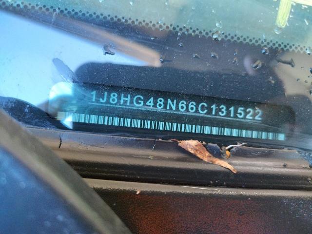 Photo 10 from auction – 2006 JEEP COMMANDER with VIN 1J8HG48N66C131522