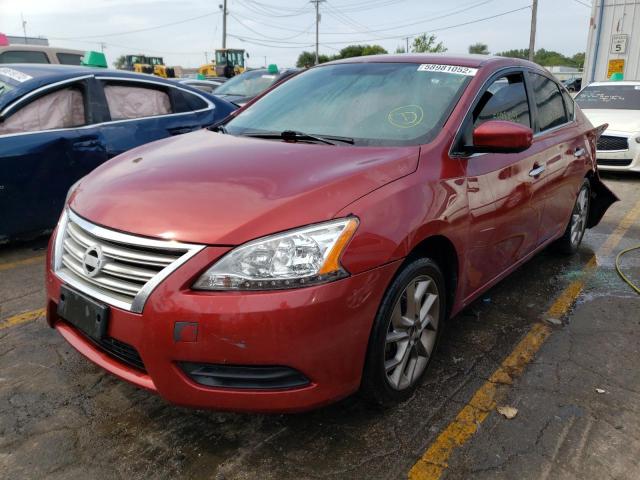 Photo 2 from auction – 2015 NISSAN SENTRA S with VIN 3N1AB7AP2FL688486