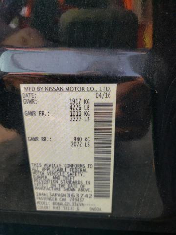 Photo 10 from auction – 2016 NISSAN ALTIMA 2.5 with VIN 1N4AL3APXGN363742