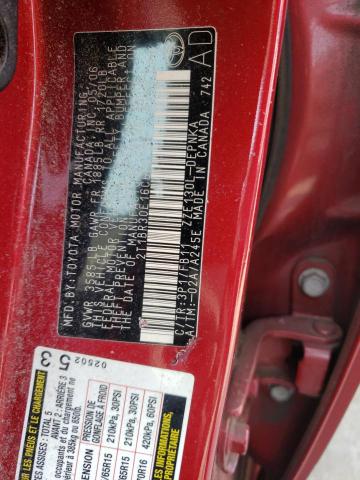 Photo 10 from auction – 2006 TOYOTA COROLLA CE with VIN 2T1BR30E16C683188