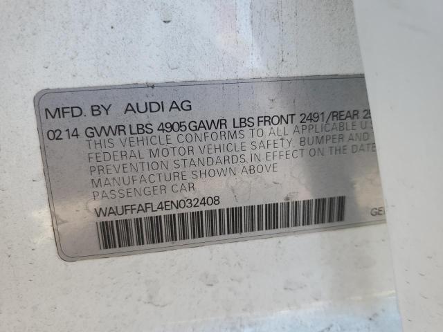 Photo 10 from auction – 2014 AUDI A4 PREMIUM with VIN WAUFFAFL4EN032408