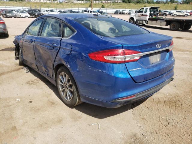 Photo 3 from auction – 2017 FORD FUSION SE with VIN 3FA6P0HD5HR397770