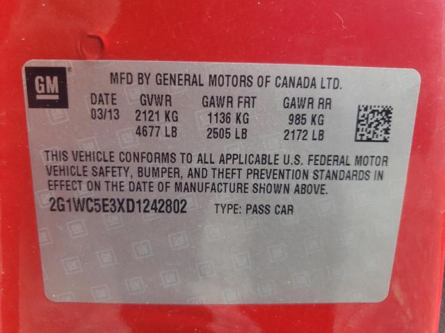 Photo 10 from auction – 2013 CHEVROLET IMPALA LTZ with VIN 2G1WC5E3XD1242802
