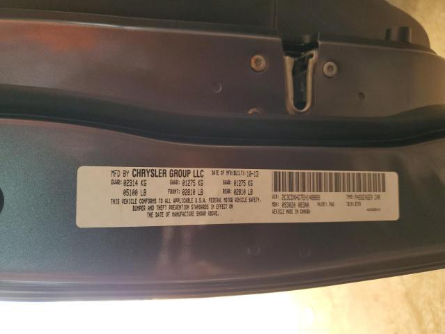 Photo 10 from auction – 2014 DODGE CHARGER SX with VIN 2C3CDXHG7EH148889