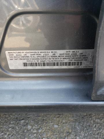 Photo 10 from auction – 2012 VOLKSWAGEN JETTA TDI with VIN 3VWPL7AJ9CM622357