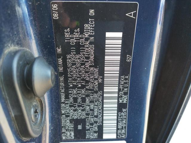 Photo 10 from auction – 2006 TOYOTA SIENNA with VIN 5TDZA23C46S546795