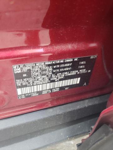 Photo 10 from auction – 2021 TOYOTA RAV4 LE with VIN 2T3F1RFV0MW189815