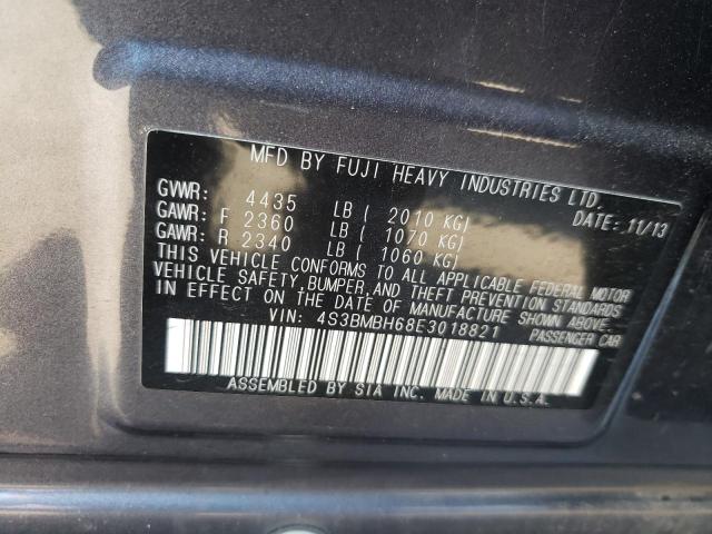 Photo 10 from auction – 2014 SUBARU LEGACY 2.5 with VIN 4S3BMBH68E3018821