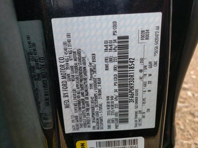 Photo 10 from auction – 2013 FORD FUSION TIT with VIN 3FA6P0K93DR118542