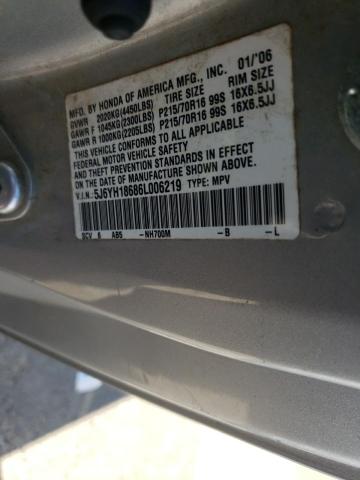 Photo 10 from auction – 2006 HONDA ELEMENT EX with VIN 5J6YH18686L006219