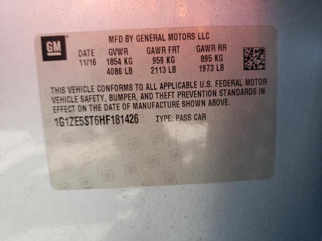 Photo 10 from auction – 2017 CHEVROLET MALIBU LT with VIN 1G1ZE5ST6HF181426