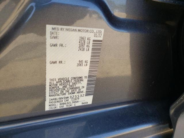 Photo 10 from auction – 2022 NISSAN ALTIMA S with VIN 1N4BL4BV1NN325532