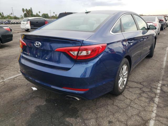 Photo 4 from auction – 2017 HYUNDAI SONATA SE with VIN 5NPE24AF5HH462918