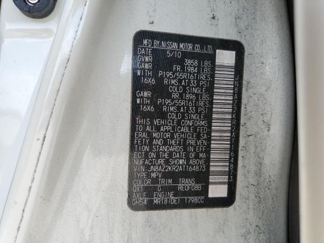 Photo 10 from auction – 2010 NISSAN CUBE BASE with VIN JN8AZ2KR2AT164873