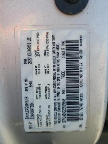 Photo 10 from auction – 2002 DODGE DAKOTA QUA with VIN 1B7HL48N32S519049