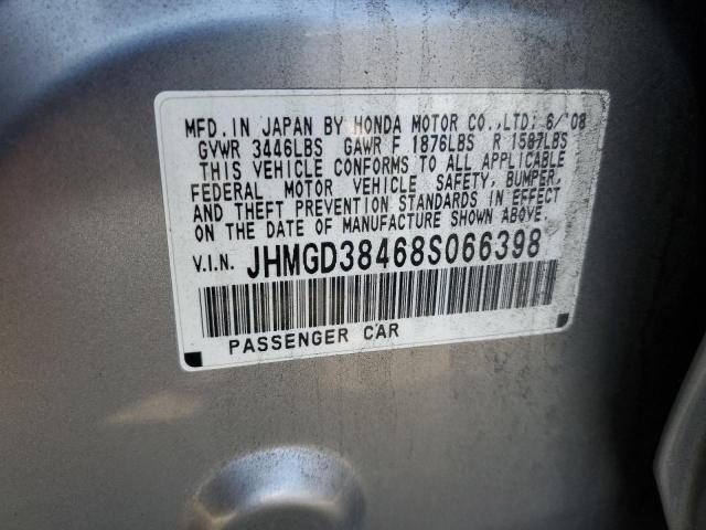 Photo 10 from auction – 2008 HONDA FIT with VIN JHMGD38468S066398