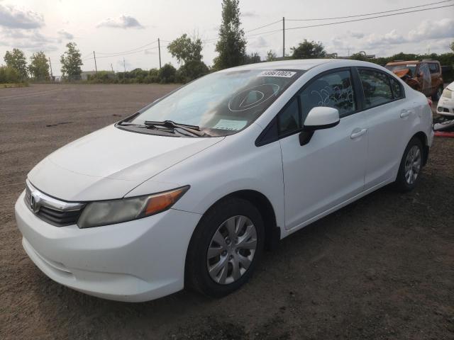 Photo 2 from auction – 2012 HONDA CIVIC LX with VIN 2HGFB2E42CH046927