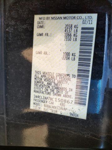 Photo 10 from auction – 2011 NISSAN ALTIMA HYB with VIN 1N4CL2AP7BC150867