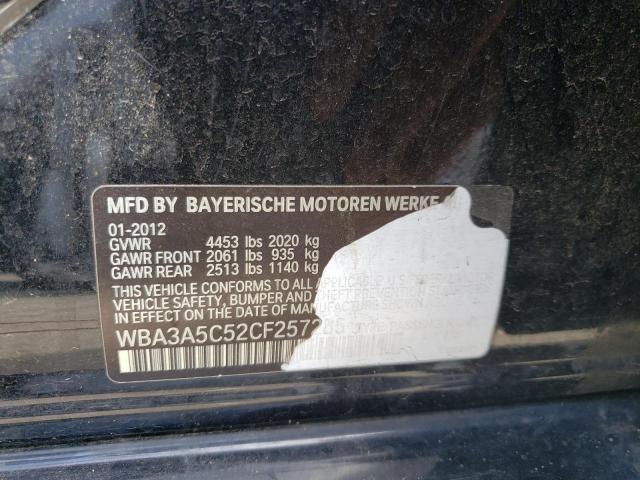 Photo 10 from auction – 2012 BMW 328 I with VIN WBA3A5C52CF257285