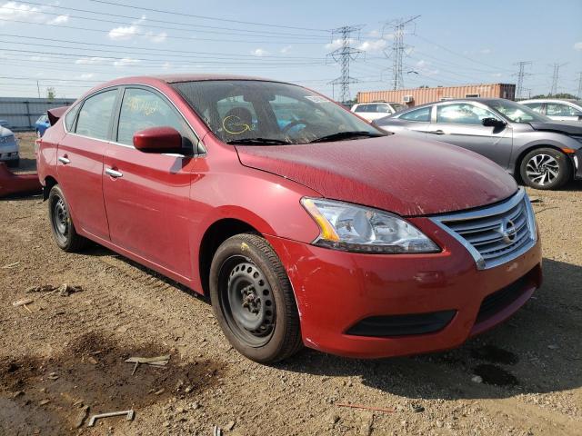 NISSAN SENTRA S 2014 with VIN 3N1AB7AP4EY262574 - Photo from auction