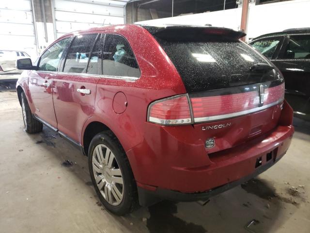 Photo 3 from auction – 2009 LINCOLN MKX with VIN 2LMDU88C99BJ05246