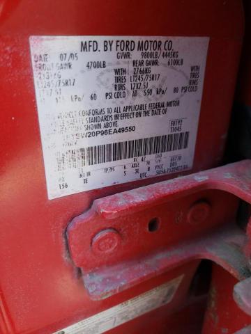 Photo 10 from auction – 2006 FORD F250 SUPER with VIN 1FTSW20P96EA49550